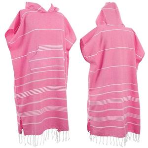 Serviette de plage turque à capuche parfaite pour l'été <span class=keywords><strong>Poncho</strong></span> avec doublure <span class=keywords><strong>en</strong></span> tissu éponge Maillot de bain Cover-Up pour la plage ou la piscine - Product Image 4