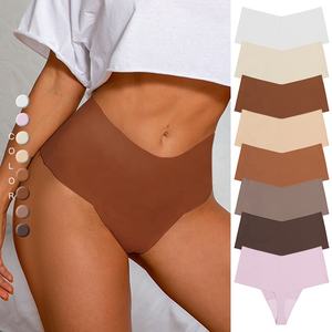 <span class=keywords><strong>Perizoma</strong></span> con Logo personalizzato senza cuciture morbido sportivo da donna <span class=keywords><strong>perizoma</strong></span> traspirante con taglio <span class=keywords><strong>Laser</strong></span> seta di ghiaccio mutandine <span class=keywords><strong>perizoma</strong></span> a vita alta - Product Image 2