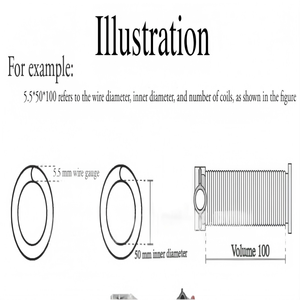 Steel Spiral Garage <strong>Door</strong> Torsion <strong>Springs</strong> for Industrial/Commercial/Residential Use Custom OEM Various Coil Sizes - Product Image 4