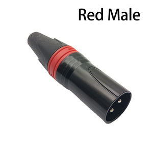 XLR 3Pin konektor kabel Audio hitam pria + wanita steker mikrofon mikrofon menghubungkan kabel XLR adaptor - Product Image 2