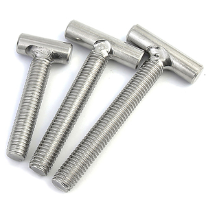 สลักเกลียวตัวทีแบบเชื่อมเกลียวครึ่งตัว สแตนเลส 304 316 แบบกำหนดเองได้ - Product Image 3