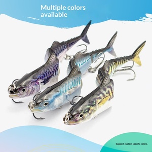 Leurre Bionique Multi-couches 15CM 32.5G 21CM 78G, Appât Dur à Coulée Lente, Connexion en Fer à Quatre Sections, pour <span class=keywords><strong>Thon</strong></span>, Type Nageur S - Product Image 4