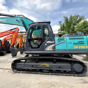 KOBLECO SK200 escavatore cingolato idraulico di seconda mano, 2023 SK 200 20 T 20 tonnellate scavatore usato - Product Image 4