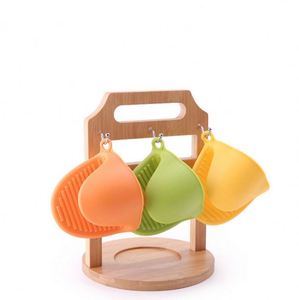 Silicone Baking Oven Mitts Microwave Oven Mitts Insulation Non Stick Anti-slip Grips Bowl Pot Clips Kitchen Gadgets - Product Image 6