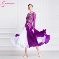 Robe de danse de compétition moderne pour adultes B-18404, robes de danse de salon de haute qualité en grande taille à vendre