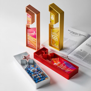 جائزة تقدير الجوائز الكريستالية المعدنية المخصصة - Product Image 5