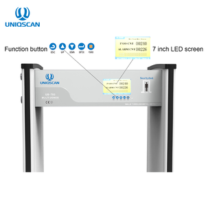 סריקת unqsan ub700 הליכה דרך גלאי מתכת על מכירה 6 אזורי אבטחה וקשת מוצר הגנה - Product Image 5