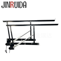 Jinruida Vérin hydraulique électrique robuste en acier pour cadre de coffre de rangement de lit, avec support de quincaillerie amortisseur, Modèle JRD-CYJSQ