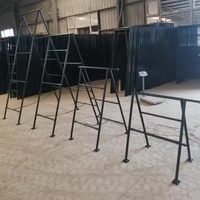Plier un cadre/tréteau pliant pour les travaux de construction et de construction de murs en stuc de maçon