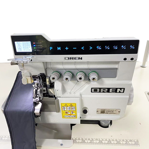 RNEX4PLUS-5 Overlock <b>sewing</b> <b>machine</b>, 5-thread <b>sewing</b> <b>machine</b>, <b>automatic</b> thread cutting <b>machine</b> for bagging jeans, industrial use - Product Image 3