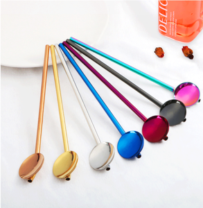 Cuchara de Acero Inoxidable 304 DFS0324, Cuchara para Batir Leche, Té y Café para Bares y Restaurantes, Cuchara Creativa para Postres con Diseño Láser - Product Image 6