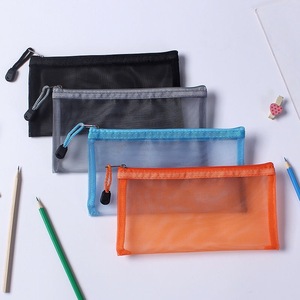 Estuche Simple Transparente <span class=keywords><strong>de</strong></span> Malla con Cierre <span class=keywords><strong>de</strong></span> Cremallera, Bolsa <span class=keywords><strong>de</strong></span> Almacenamiento para Exámenes Estudiantiles, Bolsa <span class=keywords><strong>de</strong></span> Papelería <span class=keywords><strong>de</strong></span> Nailon Portátil <span class=keywords><strong>de</strong></span> Gran Capacidad 22x12cm - Product Image 3