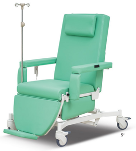 Hastane kullanımı elektrikli 3 motorlar diyaliz sandalye Metal inşaat ile tekerlekler - Product Image 1