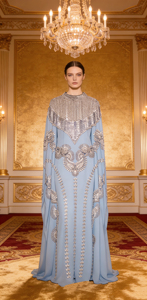 Abito da sera di lusso con perline e diamanti, Abaya modesta da donna musulmana, Vestito da banchetto mediorientale Dubai Nuovo 2026 <span class=keywords><strong>per</strong></span> donne musulmane - Product Image 5