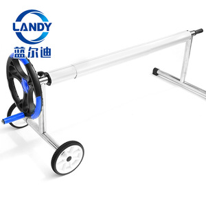 เครื่องม้วนผ้าคลุมสระว่ายน้ำ Landy 86D โครงสร้างอลูมิเนียมอัลลอย รับน้ำหนักได้ 30 กก. ปรับความยาวได้ ใช้สำหรับสระว่ายน้ำ - Product Image 5