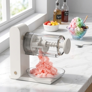 Machine à <span class=keywords><strong>glace</strong></span> pilée et smoothies rechargeable en promotion, facile à utiliser, pour la maison, pour thé au lait et crème glacée - Product Image 2