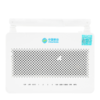 Digunakan HS8546V5 GPON XPON EPON ONU 4GE + 1TEL + 2USB + WIFI dengan dual-band WIFI FTTH versi Universal bekerja pada semua OLT