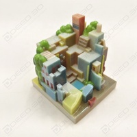 Service d'impression 3d en couleur architecture de bâtiment souvenir réaliste cadeau de temple personnalisé