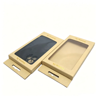 Boîte d'emballage pour téléphone portable en kraft brun à prix avantageux