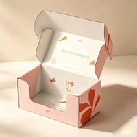 Carton ondulé pliable écologique personnalisé avec logo pour boîte d'emballage de boîte aux lettres en kraft