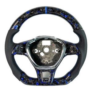 Volant personnalisé en fibre de carbone forgée, directement de l'usine, adapté à la Volkswagen Mk7 <span class=keywords><strong>Golf</strong></span> 7 MK6 <span class=keywords><strong>Golf</strong></span> <span class=keywords><strong>6</strong></span> <span class=keywords><strong>GTI</strong></span> - Product Image 1