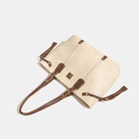 Sac fourre-tout tendance personnalisé pour femmes, grande capacité, sac pour ordinateur portable, sac à bandoulière pour étudiants, sac à main en cuir personnalisé