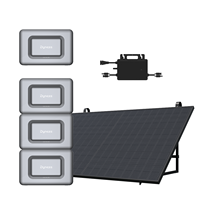 Kit de système solaire Dyness Plug and Play complet et facile à installer Micro-onduleur 800W 1.6/6.4KWH LiFePO4 Batterie Mppt Balcon