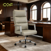 Chaise de bureau en cuir PU, chaise de direction moderne, chaise de conférence, chaise de bureau de luxe pour patron en cuir