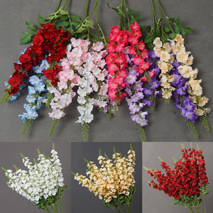 Fleurs artificielles de muguet à longues tiges en soie pour décorations de mariage, utilisation intérieure et extérieure - Product Image 5