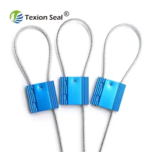 Segel wadah kabel aluminium, tamper kabel TX-CS102 keamanan tinggi dapat disesuaikan