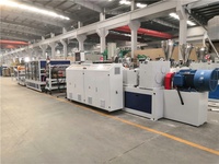 Máquina de fabricación de azulejos de techo de resina sintética, plástico PVC