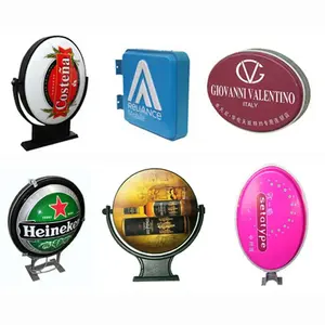 Personalized LED Luminous Signs Turning Led Signboard Wall Mounted Light Box for Beer Bar Advertising Display