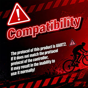 H6C [Haytrix] Computer da Ciclismo Schermo LCD Contachilometri con Interruttore di Emergenza per Fat Bike, Scooter Elettrici e Accessori Bici - Product Image 2