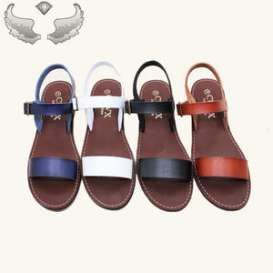 Vente en gros de <span class=keywords><strong>sandales</strong></span> pour femmes à la mode et simples en stock, durables et résistantes aux rayures, <span class=keywords><strong>sandales</strong></span> respirantes de plage décontractées - Product Image 1