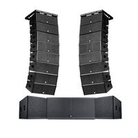 Double caisson de basses actif Line Array de 18 pouces avec amplificateur intégré