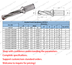 Trapano a corona con testa variabile 3x 5x 8x 10x trapano a sciabola con supporto per pistola di raffreddamento interno per punte da trapano estese - Product Image 6