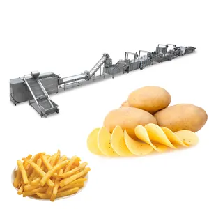 300 industriale-1000kg/ora completamente automatica per la produzione di patatine fritte/macchina per la produzione di patatine fritte
