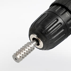 Ensemble d'accessoires d'outils de meulage rotatifs noirs 5 pièces pour le travail du bois avec tête de meulage électrique pour forets à bois - Product Image 3