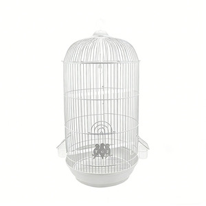 กรงนกเหล็กคุณภาพพรีเมียมจากโรงงานขายส่งโดยตรง พร้อมตะขอแขวน ฐานถอดออกได้เพื่อทำความสะอาดง่าย ระบายอากาศได้ดี ขนาดใหญ่สำหรับ<span class=keywords><strong>นก</strong></span>ขนาดเล็ก - Product Image 3