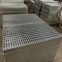 Grille en acier galvanisé HDG GI avec revêtement en zinc pour passerelle, plateforme, sol