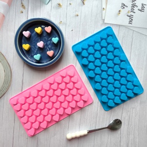 Stampo in Silicone a 55 Cavità a Forma di Cuore per Cioccolatini, Utensili da Cucina per Pasticceria, Stampi per Sapone, Vassoi per Resina Fai da Te - Product Image 2