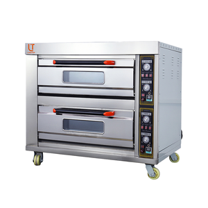 Four à sole électrique 2 niveaux 4 plateaux, neuf, pour usage domestique, restaurant, boulangerie, avec PLC et moteur, haute productivité - Product Image 1