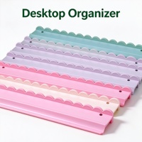 Support de rangement pour tuiles de Mahjong à bords ondulés, empilable, organisateur de bureau, rose, violet, vert, macaron