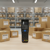 Terminal Portátil Original Denso BHT-1505B, Tipo Fijo, RFID, Software OCR, Terminal de Datos, Escáner de Código de Barras Móvil, USB, Stock
