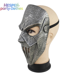 หน้ากากยางลาเท็กซ์ลายตัวตลก HESPER Heavy Metal Rock Slip Knot Band ลายหัวกะโหลกสยองขวัญ สำหรับงานปาร์ตี้ฮาโลวีน คอสเพลย์ - Product Image 3