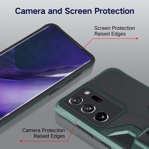 Nouvelle coque de téléphone portable robuste avec <span class=keywords><strong>support</strong></span> de montage de <span class=keywords><strong>voiture</strong></span> magnétique intégré pour <span class=keywords><strong>Samsung</strong></span> Note 20 <span class=keywords><strong>Ultra</strong></span> - Product Image 3