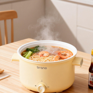 Casserole multifonctionnelle tout-en-un de 3 litres pour faire sauter, bouillir et cuire à la <span class=keywords><strong>vapeur</strong></span>, antiadhésive, multicuiseur, <span class=keywords><strong>cuiseur</strong></span> à curry pour 1 à 3 personnes - Product Image 4