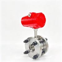 Medidor de flujo de masa de gas térmico de acero inoxidable, tipo de sujeción por abrazadera