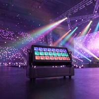 Projecteur mural LED RVBW couleur pleine 24*20W pour extérieur, avec tête mobile DMX512, idéal pour DJ, événements, spectacles, mariages et scènes