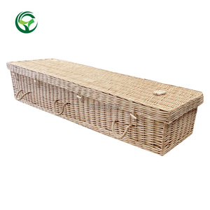 Panier funéraire en <span class=keywords><strong>osier</strong></span> de style néerlandais européen, <span class=keywords><strong>prix</strong></span> bas, fait à la main, <span class=keywords><strong>cercueil</strong></span>, <span class=keywords><strong>cercueil</strong></span> funéraire - Product Image 1
